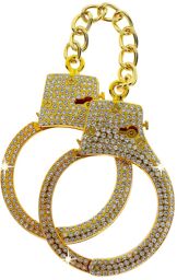 Menottes en métal Diamond Dorées