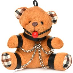 Porte-clés Teddy Bear bâillonné