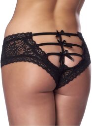 Slip Ouvert - Talle unique - Noir