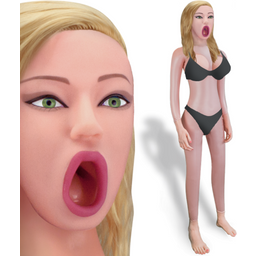 Poupée gonflable réaliste blonde yeux verts Frida