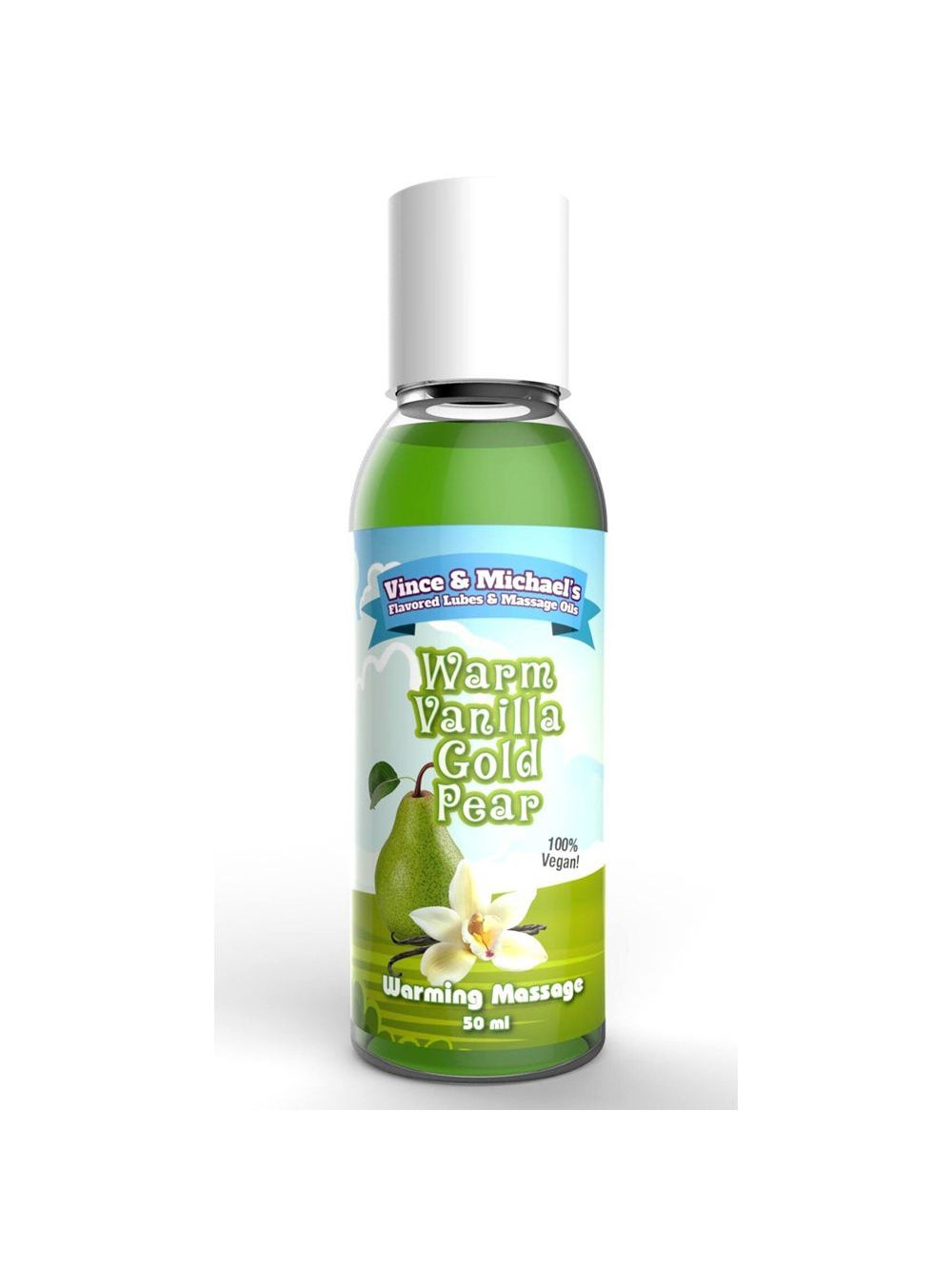 Huile de Massage Chauffante Gourmande Vanille & Poire 50 ml