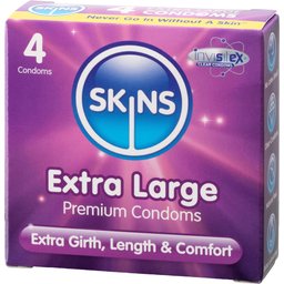 Extra Large Boîte de 4 Préservatifs