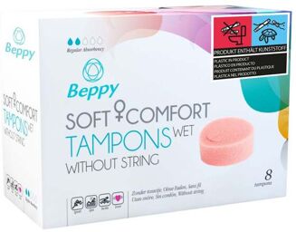 Soft Comfort Tampons Wet Boîte de 8 Blanc