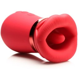 LICKGASM - Stimulateur Clitoridien Kiss Me More Succion, Vibration & Bais