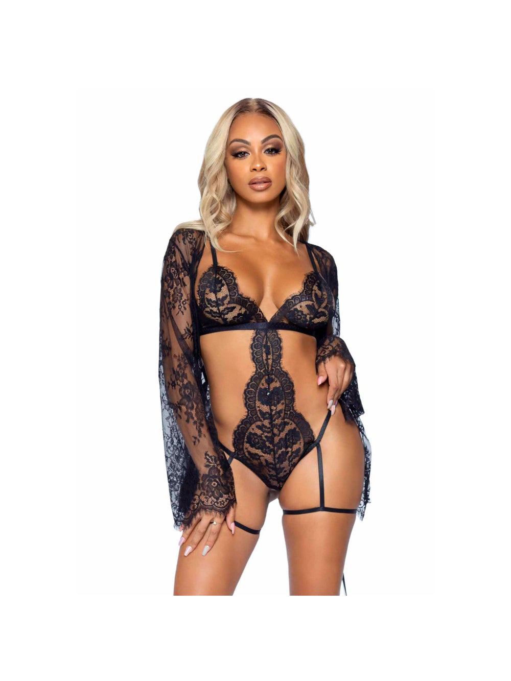 Body & Déshabillé 86123 Dentelle Cils Noirs