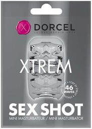 Masturbateur Sex Shot Xtrem Argenté