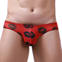 Slip sexy Kiss Lips Rouge
