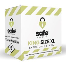 - Préservatifs - King Size XL - 5 unités
