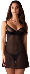Stelisa nuisette et string - Noirs Noir