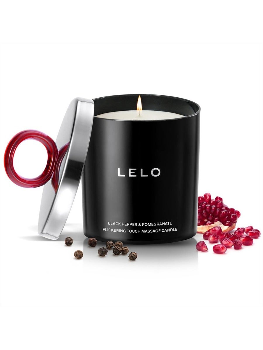 Bougie de massage poivre noir et grenade Flickering Touch