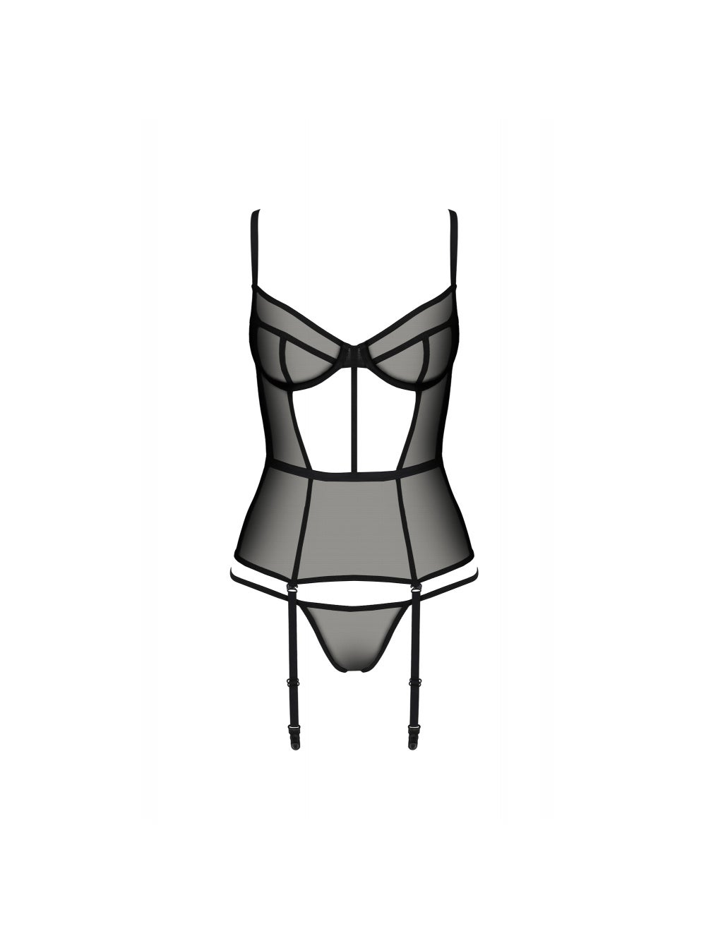 Guêpière Varella Noire Eco Collection