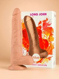 Gode ventouse Long John - 22 cm