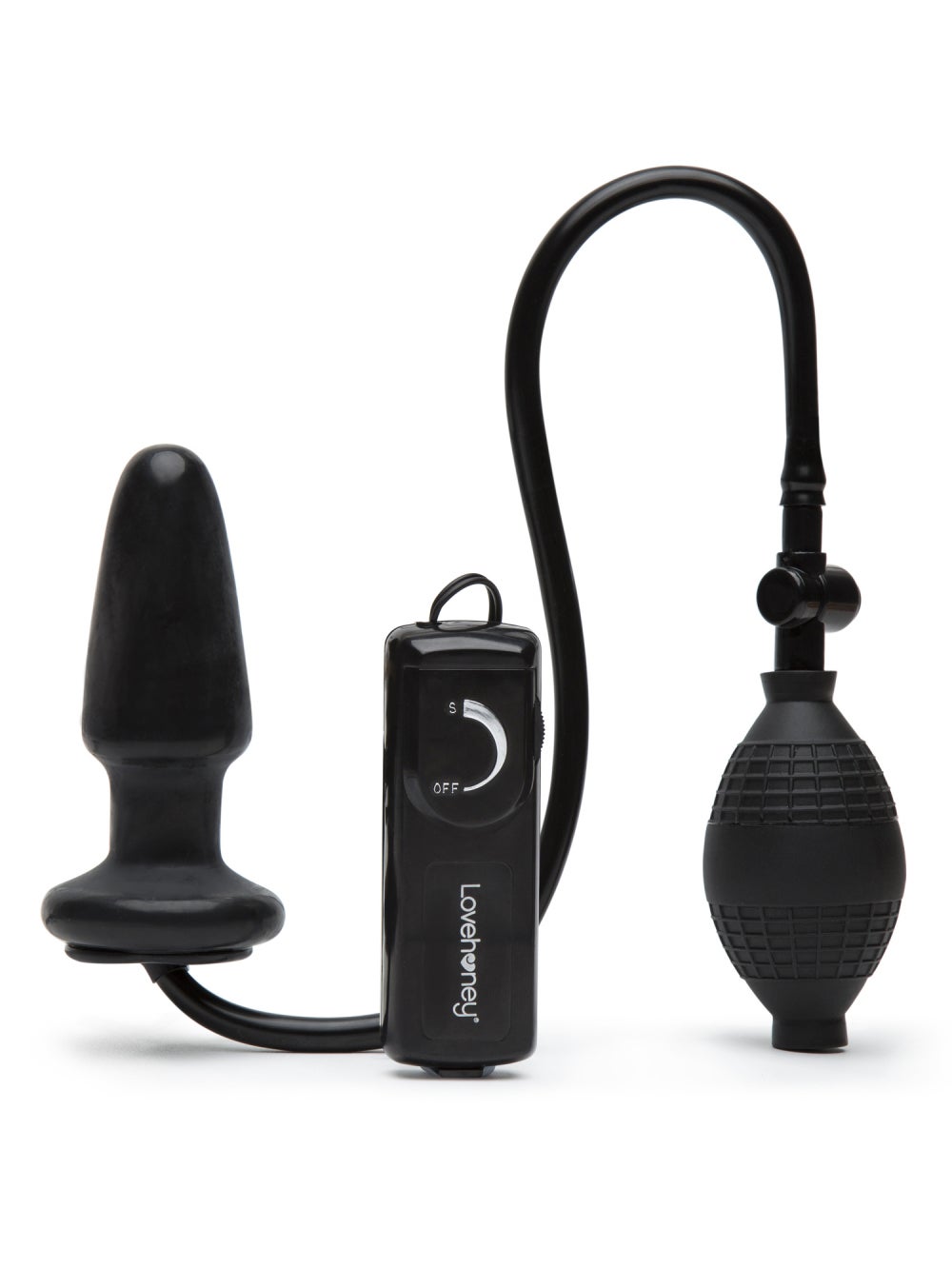 Plug anal vibrant gonflable télécommandé
