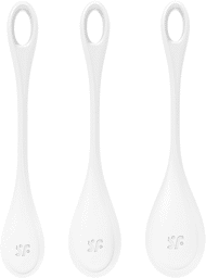 Set de 3 boules de geisha Blanche Yoni Power 1