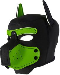 Cagoule Enjoy Puppy Noir-Vert