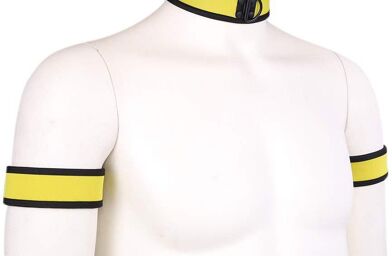 Brassards PUPPY Néoprène Jaune