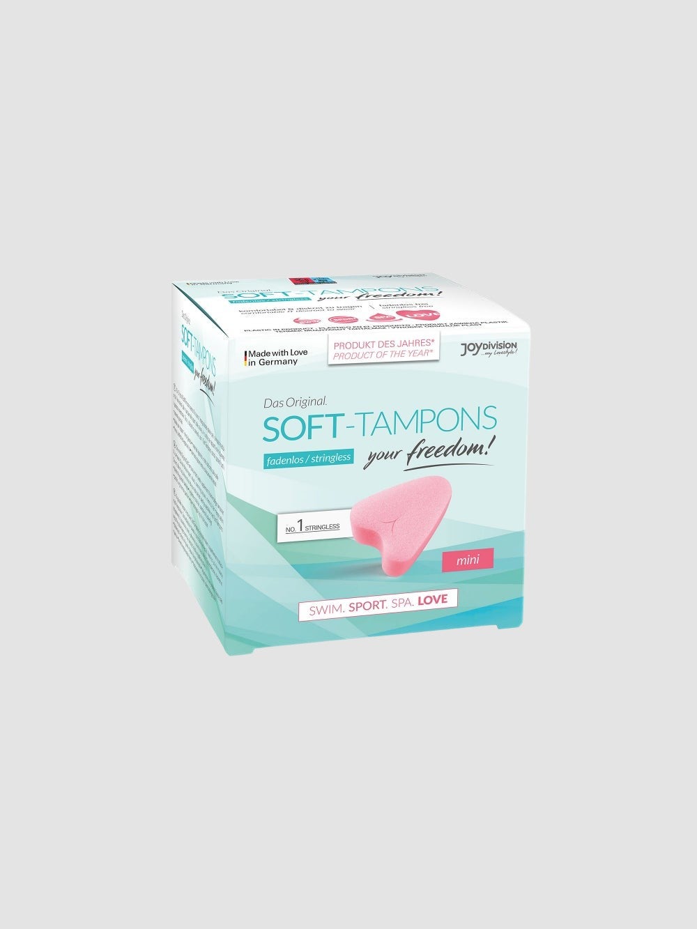 Éponges Menstruelles Soft-Tampons Mini Boîte de 3