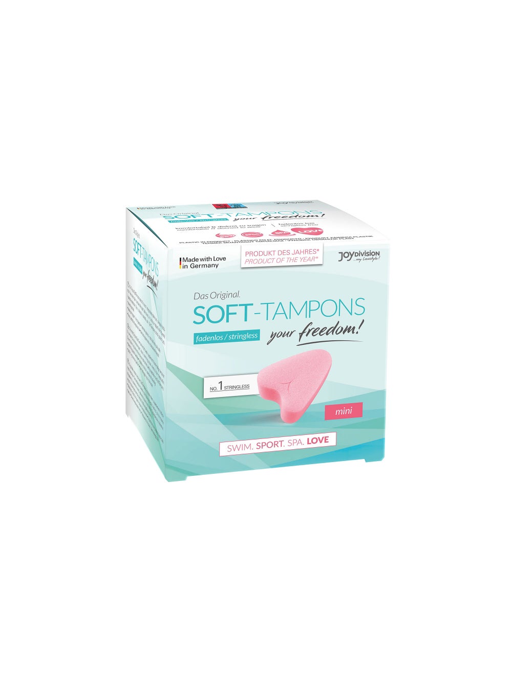 Éponges Menstruelles Soft-Tampons Mini Boîte de 3
