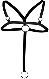 Harnais Croisé C-Ring - Noir