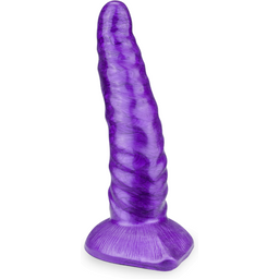 Gode godemichet ventouse dragon courbé 20,0cm gode vaginal ou anal homme ou femme - Violet