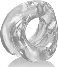 Meat - Bigger Bulge Padded Pumping Cockring - Clear