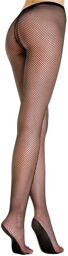 Collant résille noir pieds renforcés Noir