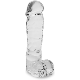 Gode godemichet en verre réaliste Leo