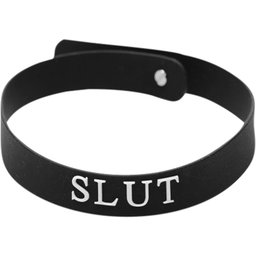 - Collier en silicone - Salope