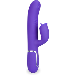 Vibromasseur rabbit percuteur et langue Bomb