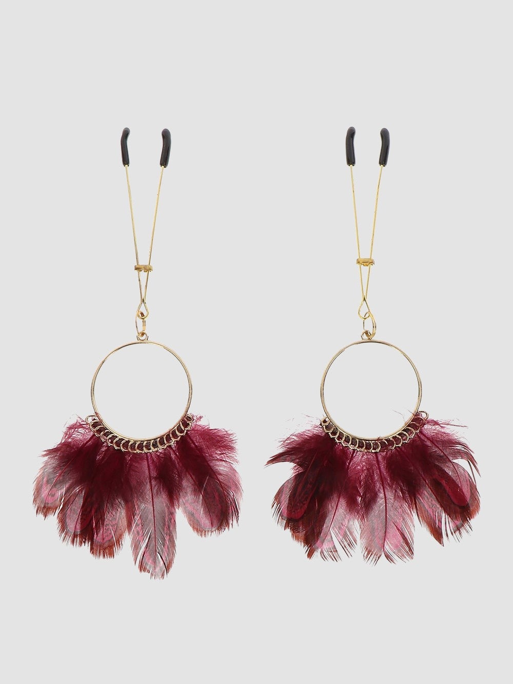 Pinces à Tétons Tweezers with Feathers Nipple Play