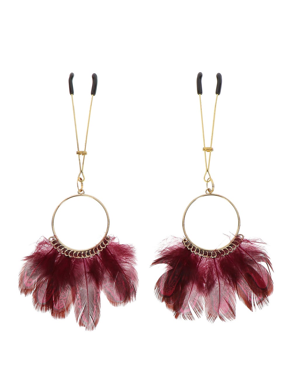 Pinces à Tétons Tweezers with Feathers Nipple Play