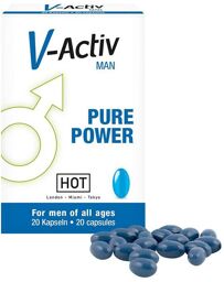 Gélules Stimulantes V-Activ Man Pure Power Bleu