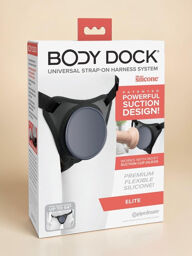 Harnais strap-on anatomique en silicone doux