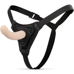 Easytoys Fetish - Gode ceinture avec harnais - Courbé