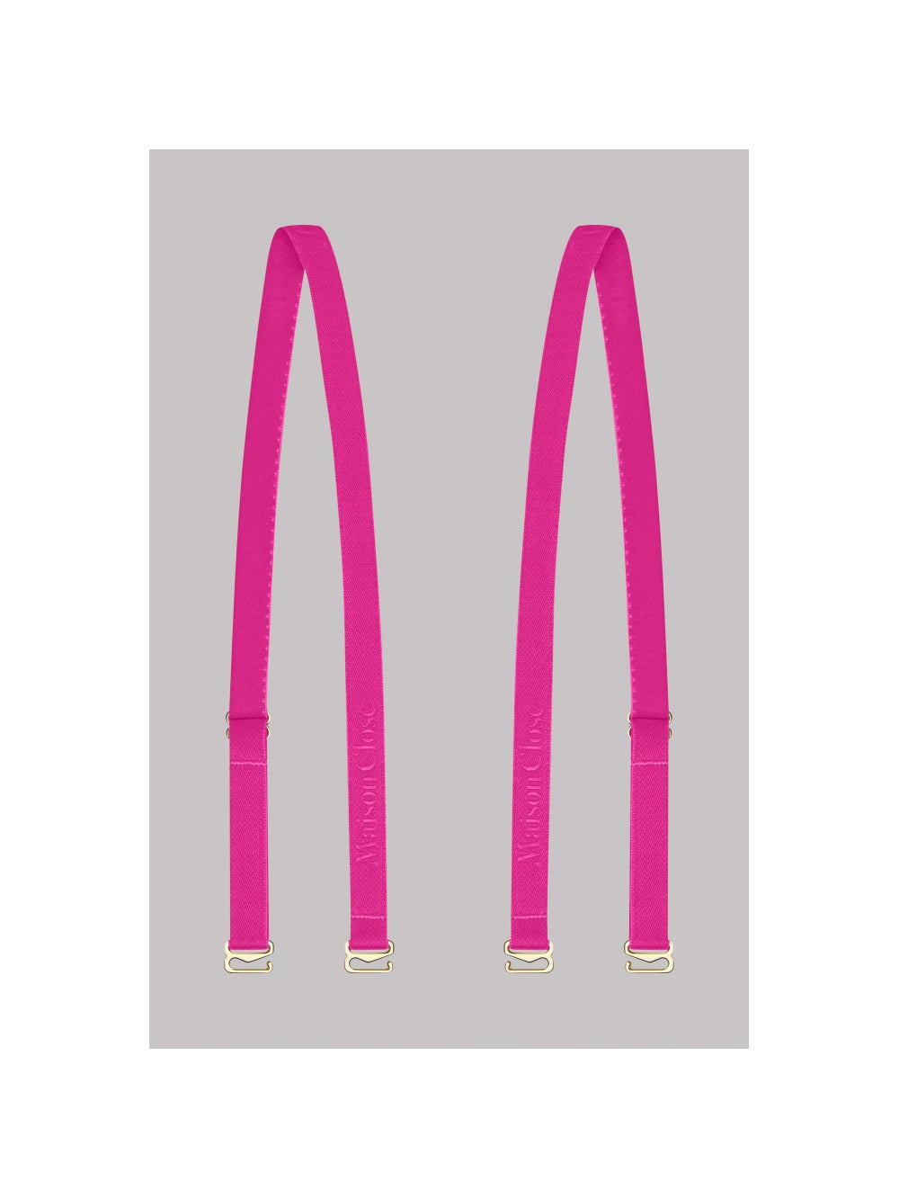 Bretelles Signature Rose Fluo