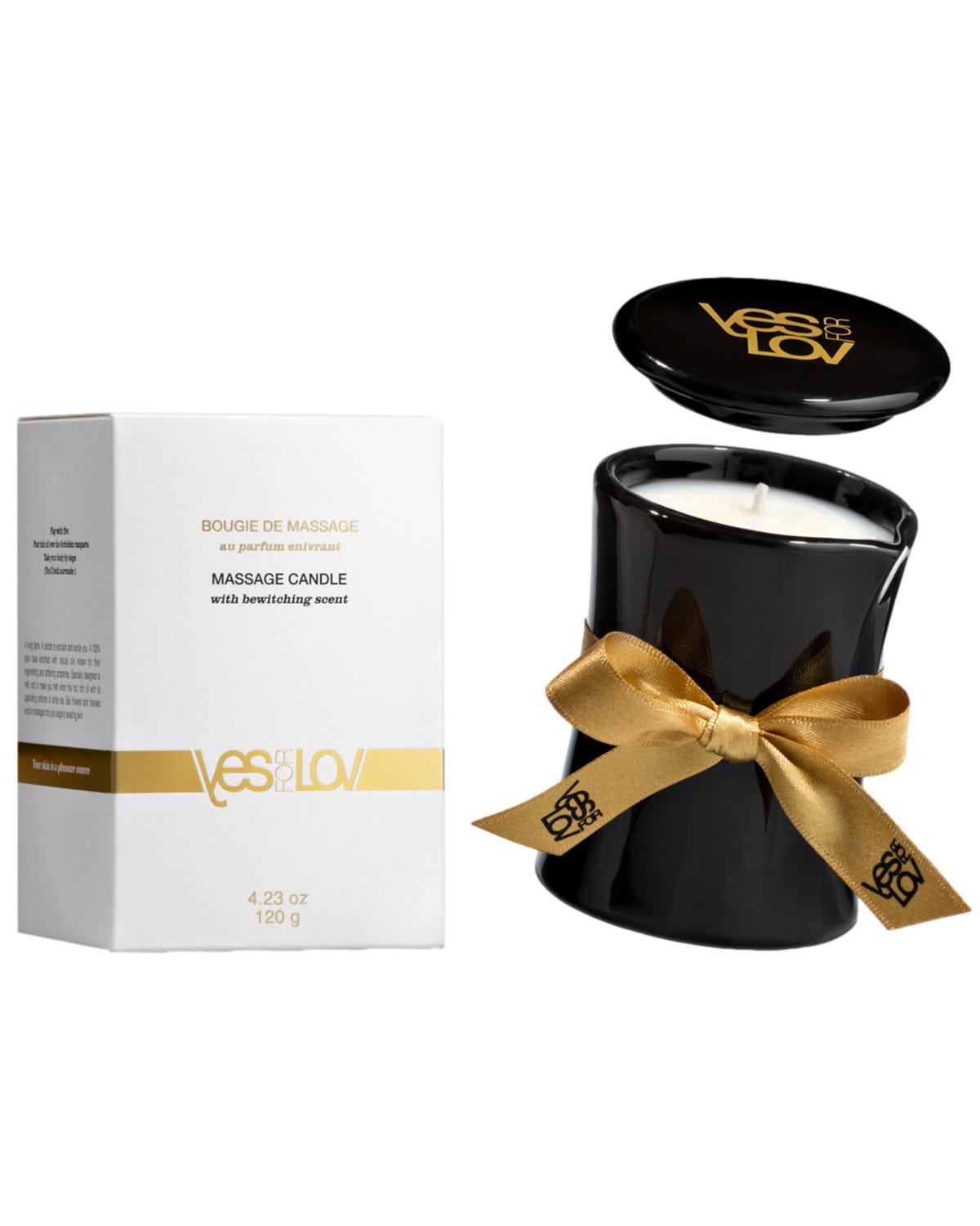 Bougie de massage enivrante