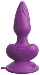 Plug Anal Vibrant Télécommandé Wall Banger Plug 3Some Violet