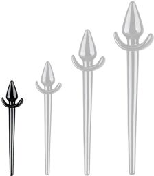 Plug Queue ZooTail M 8 x 4 cm - Queue 22 cm Noire