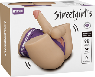Streetgirl's Dual Motor Sensation Pulse avec gode - Nude