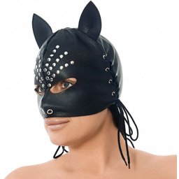 Masque de Chat en Cuir