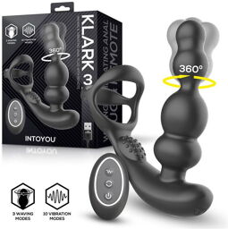 Klark Plug anal ondulant et vibrant avec télécommande