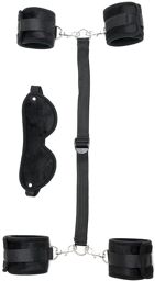 Set à bondage velcro avec masque de 10 pièces