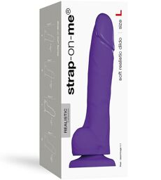 Soft Réaliste Dildo Violet Taille L