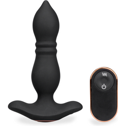 Plug anal télécommandé vibrations et va-et-vient Verso