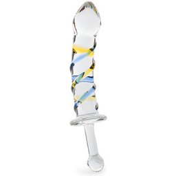 Gode godemichet en verre Goddess gode vaginal ou anal homme ou femme - Multicolore