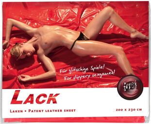 Drap en vinyle pour jeux sensuels et humides