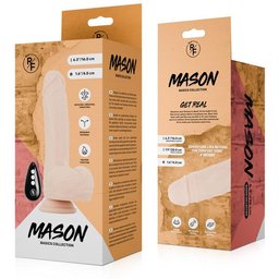- Mason Godemichet Vibrant Chauffant - 20 cm