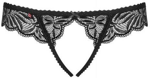 Tanga Ouvert Contica Noir Noir