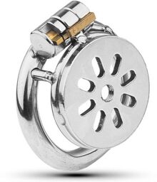 Cage de chasteté en métal Flat 2cm