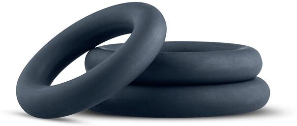 Ensemble d'anneaux péniens à 3 pièces - gris